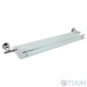 Chrome shelf with stopper (matt glass) AR-5353