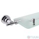 Chrome shelf with stopper (matt glass) AR-5353