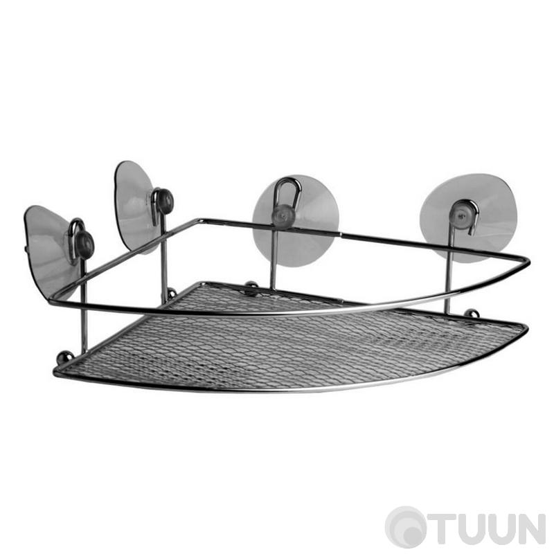 Corner mesh shelf 27x17x4cm W031