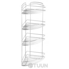 Quadruple corner mesh shelf W2102 (21.5*21.5*70cm)