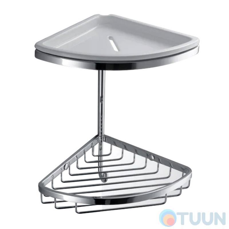 Colombo B9601Double mesh shelf 18 * 18 chrome