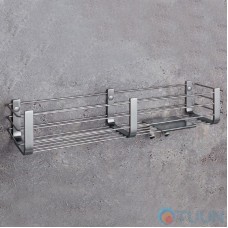 Colombo B9644 Shelf with hooks for brushes 8.5*8.5 stainless steel