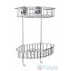Double mesh shelf (new) with suction cups TC 1304