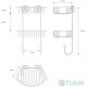 Double mesh shelf (new) with suction cups TC 1304