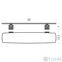 Colombo B3216 Portofino Полочка 60см бронза