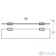 Shelves chrome Colombo B1616 Look