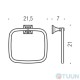 Colombo B3231 PortofinoTowel holder bronze