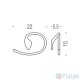 Colombo B1831 Khala Semicircle chrome