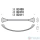Colombo B2409 LinkSingle hanger 38cm chrome