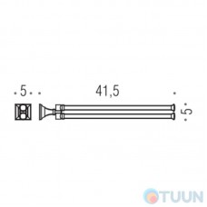 Colombo B3212 PortofinoDouble hanger 41.5 cm chrome