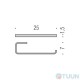 Single hanger 25cm chrome Colombo W4212 Time