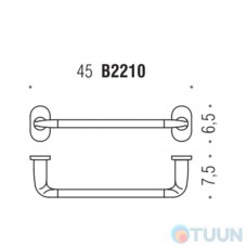 Colombo B2210 BartSingle hanger 45cm chrome