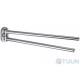 Double hanger 34.5 cm chrome Colombo B2212 Bart