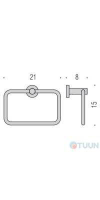 Colombo W4931 PlusTowel holder chrome