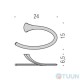 Semicircle chrome Colombo B2431 Link