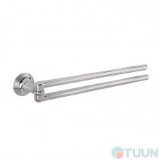 Colombo B3312 Hermitage Double Hanger 41.30 cm Chrome