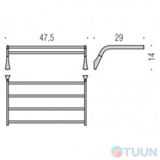Colombo B2887 LandTowel shelf