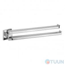 Colombo B3712 Basic Q Double hanger chrome