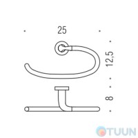 Colombo B2731 Basic Towel rail chrome