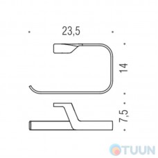 Colombo B2531 Alize Towel rail chrome