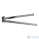 Double hanger 33.5 cm chrome Colombo B1612 Look