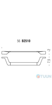 Colombo B2510 Alize Hanger chrome