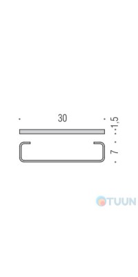 Colombo W4209 TimeSingle hanger 30cm chrome