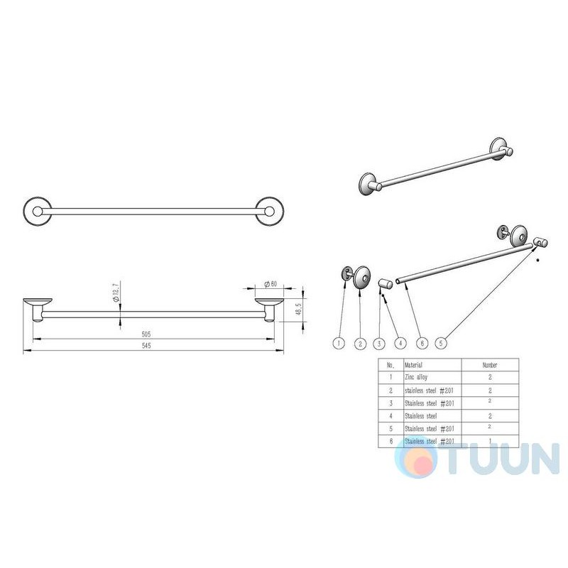 ATowel holder 640118