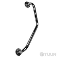 Bent chrome bathtub handle PLG3366