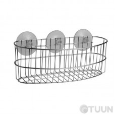 Mesh - basket with suction cups 23.5 x8x9cm W027