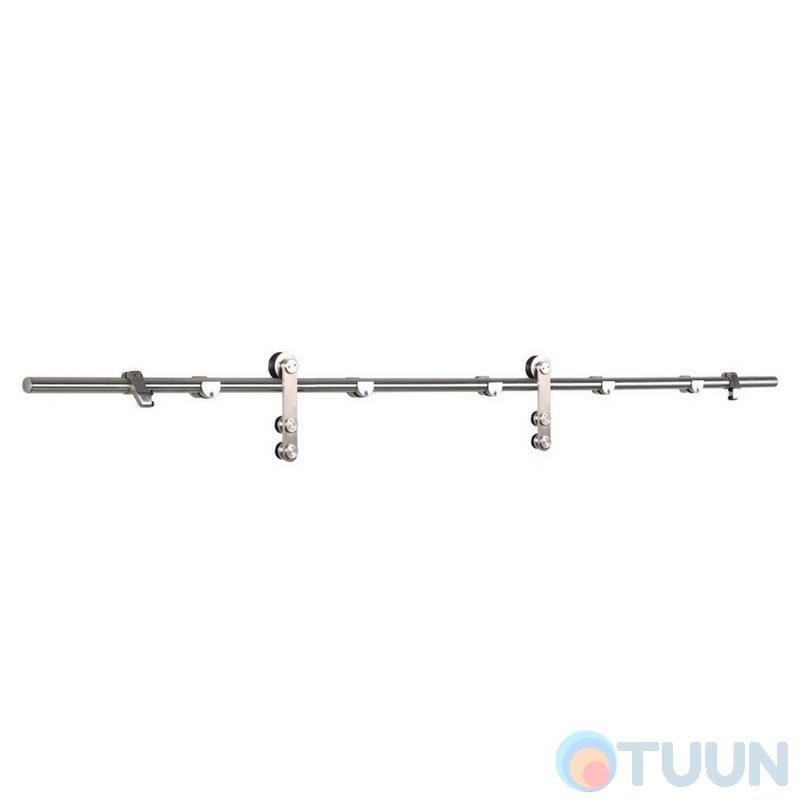 Loft LJ-8050-200 sliding system for glass stainless steel