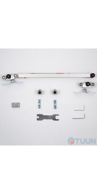 VITRUM SPACE 5660 Раздвижная система на 1-двери 80кг + доводчик (двойной)
