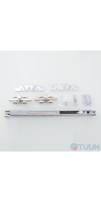 Comit sliding system for wooden doors with closer