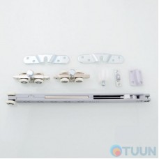 Comit sliding system for wooden doors with closer