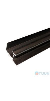 AGB Art. G007350202 Upper guide for sliding system (4m) brown