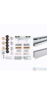VITRUM SPACE 6250/A Раздвижная система для стеклянных дверей серебро