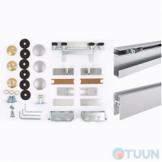 VITRUM SPACE 6250/A Sliding system for glass doors silver
