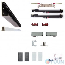 Magic2 sliding system for doors 80-110 cm up to 80kg