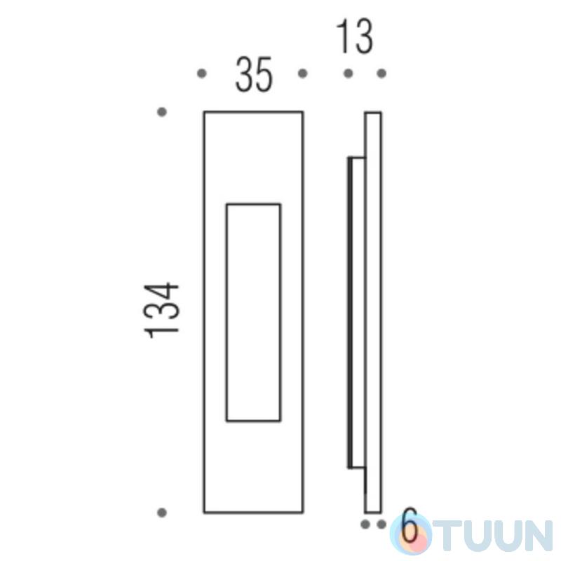 Colombo ID411 handle matte gold for sliding door