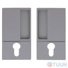 AGB handle Art. B300030001 WAVE for cylinder brushed matte nickel
