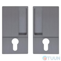 AGB handle Art. B300030032 WAVE for cylinder brushed matte chrome
