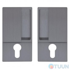 AGB handle Art. B300030032 WAVE for cylinder brushed matte chrome