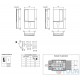 AGB handle Art. B300030032 WAVE for cylinder brushed matte chrome