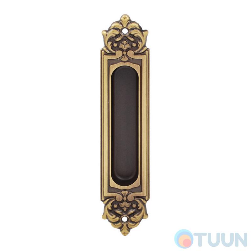 Sliding door handle Fimet 3668 F 43 matte bronze