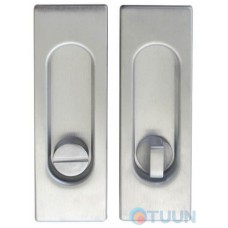 Sliding door handle Fimet 3663AR F05 matt chrome (set)