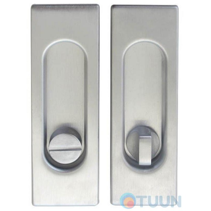 Sliding door handle Fimet 3663AR F05 matt chrome (set)