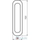 SL-150 SB handle, matte brass, for sliding doors
