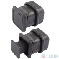 Pamar PO 2006 Z sliding door handle black matte (E228)