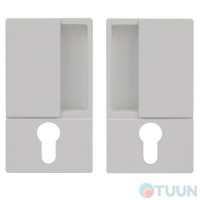 AGB handle Art. B3000300FM WAVE for cylinder matte white