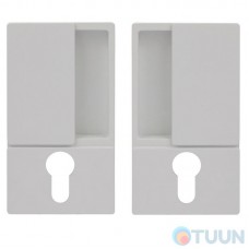 AGB handle Art. B3000300FM WAVE for cylinder matte white